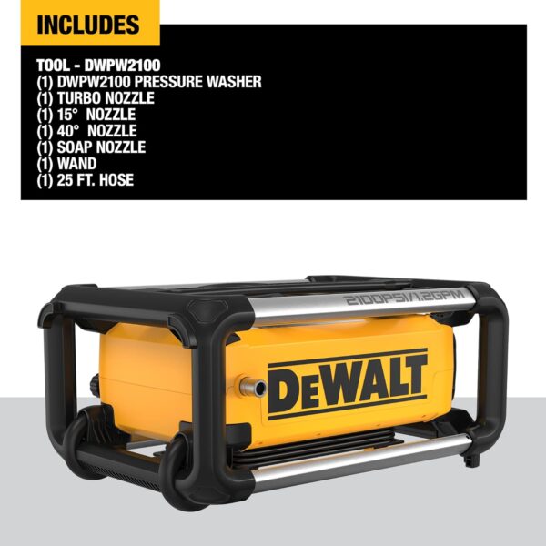 Power-Packed Performance: DEWALT DWPW2100 Electric Pressure Washer Power-Packed Performance: DEWALT DWPW2100 Electric Pressure Washer
