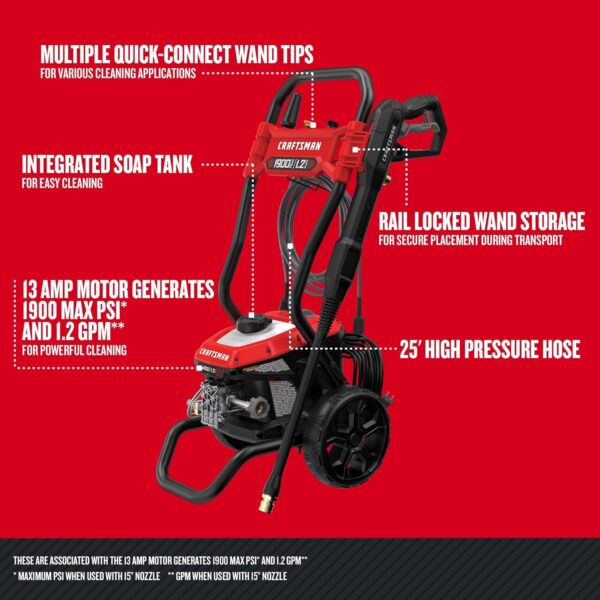 Powerful and Efficient: CRAFTSMAN CMEPW1900 Electric Pressure Washer Review