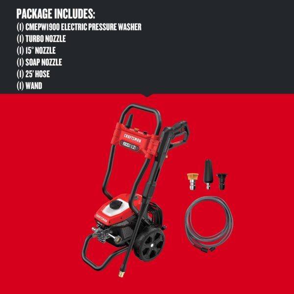Powerful and Efficient: CRAFTSMAN CMEPW1900 Electric Pressure Washer Review