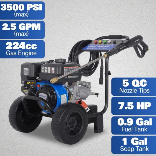 Powerful Cleaning Made Easy: BILT HARD 3500 PSI Pressure Washer Review