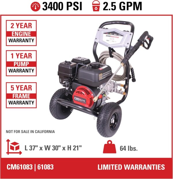 Powerful Cleaning Made Easy: SIMPSON CM61083 Pressure Washer Review
