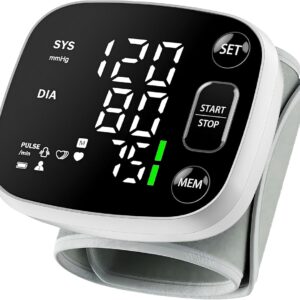 Oklar Blood Pressure Monitors for Home Use Rechargeable Wrist Digital BP Machine Cuff with LED Backlit Display, Voice Broadcast, 240 Memory Storage for 2 Users with Carrying Case Oklar Blood Pressure Monitors for Home Use Rechargeable Wrist Digital BP Machine Cuff with LED Backlit Display, Voice Broadcast, 240 Memory Storage for 2 Users with Carrying Case