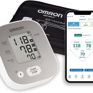 OMRON Bronze Upper Arm Blood Pressure Monitor, Clinically Validated, Medical Grade, FDA Cleared, FSA/HSA Eligible, Connects to OMRON app, Blood Pressure Machine with Bluetooth... OMRON Bronze Upper Arm Blood Pressure Monitor, Clinically Validated, Medical Grade, FDA Cleared, FSA/HSA Eligible, Connects to OMRON app, Blood Pressure Machine with Bluetooth...