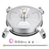 14" Pressure Washer Surface Cleaner with 4 Wheels, Stainless Steel Surface Cleaner for Pressure Wahser, Power Washer Surface Cleaner for Concrete, Patio, Sidewalk, Deck and...