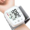Blood Pressure Monitor Adjustable Wrist Cuff Digital Rechargeable Machine for Home Use with Voice Function, 2 x 90 Readings, Carrying Case, White Blood Pressure Monitor Adjustable Wrist Cuff Digital Rechargeable Machine for Home Use with Voice Function, 2 x 90 Readings, Carrying Case, White