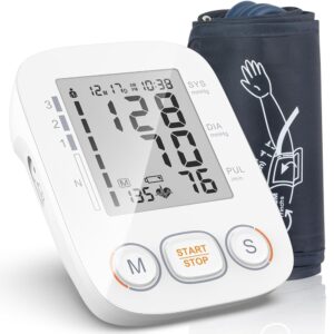 Blood Pressure Monitor for Home Use, Upper Arm Blood Pressure Machine with Large Cuff, Blood Pressure Machine, Adjustable Arm Cuff 8.7"-16.5",Large Display, 2 * 500 Readings Memory Blood Pressure Monitor for Home Use, Upper Arm Blood Pressure Machine with Large Cuff, Blood Pressure Machine, Adjustable Arm Cuff 8.7"-16.5",Large Display, 2 * 500 Readings Memory