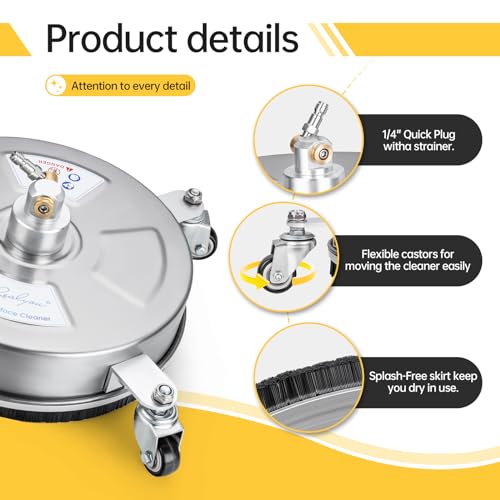 Could a REALYOU Pressure Washer Surface Cleaner Be the Best Tool for Driveway Cleaning? Review Inside!