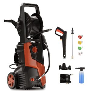 Electric Pressure Washer 5000 PSI 3.5 GPM Pressure Washer with 20 Ft Hose 16.3 Ft Power Cord, Making It Perfect for Cleaning Cars, Pool, Patios. Electric Pressure Washer 5000 PSI 3.5 GPM Pressure Washer with 20 Ft Hose 16.3 Ft Power Cord, Making It Perfect for Cleaning Cars, Pool, Patios.