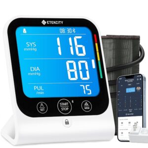Etekcity FSA/HSA Eligible Blood Pressure Monitor for Home Use, FSA HSA Store Items, Cuff for Standard to Large Arms, Bluetooth BP Machine for iOS & Android Devices with Data...