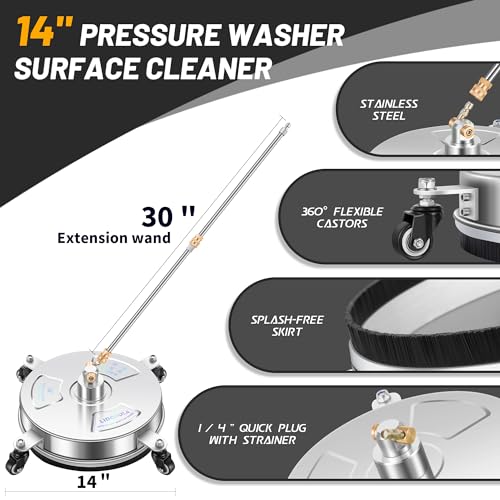 Explore the LidoDola 14" Pressure Washer Surface Cleaner - A Detailed Review