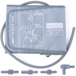 Extra Large Blood Pressure Cuff : AILE Universal 9-21" XL Blood Pressure Cuff for Big Arm, Widely Applicable to Automatic Upper Arm Blood Pressure Monitor, Adjustable, Soft,... Extra Large Blood Pressure Cuff : AILE Universal 9-21" XL Blood Pressure Cuff for Big Arm, Widely Applicable to Automatic Upper Arm Blood Pressure Monitor, Adjustable, Soft,...