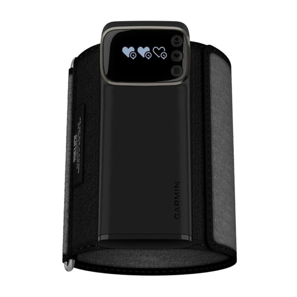 Garmin Index™ BPM, Smart Blood Pressure Monitor, FDA-Cleared Medical Device, Easy-to-Use with Built-in Display Adjustable