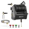 Giraffe Tools Grandfalls Pressure Washer G30B, Max 2400 PSI, 2.0 GPM, Electric Wall Mounted Pressure Washer with 100ft Balck Pressure Hoses, Foam Cannon, 4-Nozzles for... Giraffe Tools Grandfalls Pressure Washer G30B, Max 2400 PSI, 2.0 GPM, Electric Wall Mounted Pressure Washer with 100ft Balck Pressure Hoses, Foam Cannon, 4-Nozzles for...
