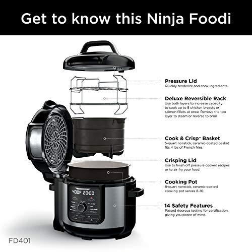 How does the Ninja FD401 Foodi deliver the best pressure cooker and air fryer experience? How does the Ninja FD401 Foodi deliver the best pressure cooker and air fryer experience?