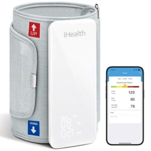 iHealth Neo Wireless Blood Pressure Monitor, Upper Arm Cuff, Bluetooth Blood Pressure Machine, Ultra-Thin & Portable, App-Enabled for iOS & Android iHealth Neo Wireless Blood Pressure Monitor, Upper Arm Cuff, Bluetooth Blood Pressure Machine, Ultra-Thin & Portable, App-Enabled for iOS & Android