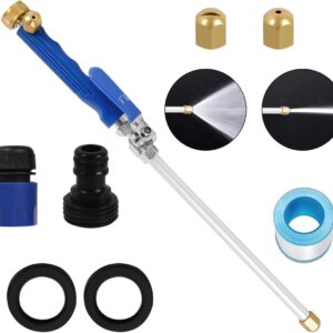 Jet Nozzle Power Washer for Garden,2-in-1 Jet Nozzle Power Washer ,Upgraded Jet Nozzle High Pressure Washer Tools with 2 Different Nozzles and Hose Quick Connectors (blue) Jet Nozzle Power Washer for Garden,2-in-1 Jet Nozzle Power Washer ,Upgraded Jet Nozzle High Pressure Washer Tools with 2 Different Nozzles and Hose Quick Connectors (blue)