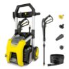 Kärcher Pressure Washer K1700, Max 2125 PSI, 3 Spray Nozzles, Detergent Tank, For Cars, Driveways, Siding, Patios, 1.46 max. GPM Kärcher Pressure Washer K1700, Max 2125 PSI, 3 Spray Nozzles, Detergent Tank, For Cars, Driveways, Siding, Patios, 1.46 max. GPM