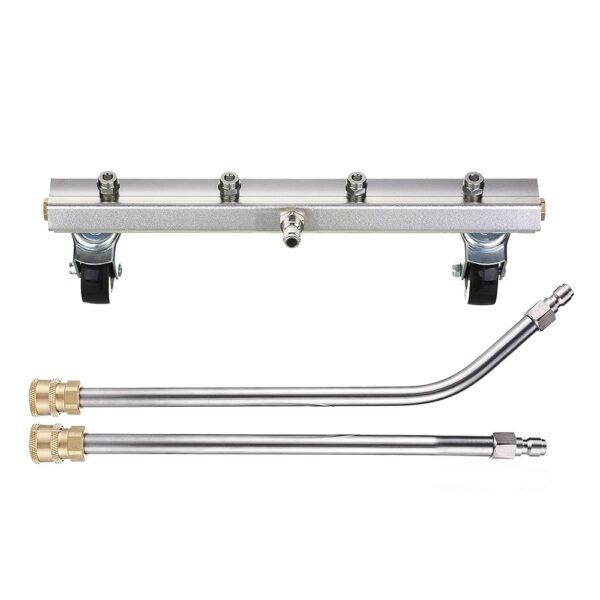 M MINGLE Pressure Washer Undercarriage Cleaner, Under Car Wash, with 45 Degree Angled Wand