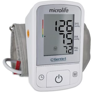 Microlife BPM2 Automatic Digital Upper Arm Blood Pressure Monitor, Wide-Range Cuff Fits Most (Medium – Large up to 16.5 in), Stores 60 Measurements