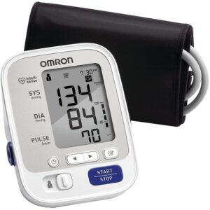 Omron 5 Series Upper Arm Blood Pressure Monitor; 2-User, 100-Reading Memory, Soft Wide-Range Cuff, #1 Dr. Recommended by Omron, White, Large Omron 5 Series Upper Arm Blood Pressure Monitor; 2-User, 100-Reading Memory, Soft Wide-Range Cuff, #1 Dr. Recommended by Omron, White, Large