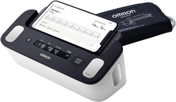 OMRON Complete 2-in-1 Upper Arm Blood Pressure Monitor and 1-Lead EKG Monitor, Clinically Validated, Medical Grade, FDA Cleared, FSA/HSA Eligible, Blood Pressure Machine, Cuff,...