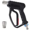 Pressure Washer Short Gun, 5000 PSI/10.5 GPM High Power Washer Spray Gun with 3/8'' Swivel Quick and M22-14mm Connect for Foam Cannon Car Wash