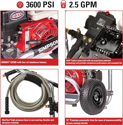Reveal the power of SIMPSON ALH3425 gas pressure washer in this review! Reveal the power of SIMPSON ALH3425 gas pressure washer in this review!