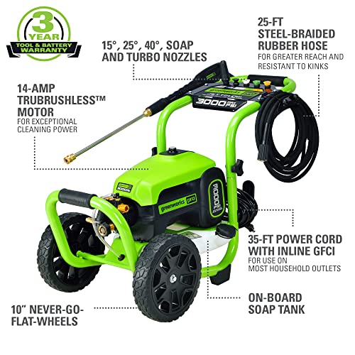 Should you buy the Greenworks Pro 3000 PSI electric pressure washer? Detailed review inside!