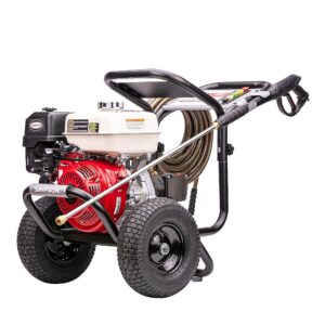 SIMPSON Cleaning PS60869 PowerShot 4000 PSI Gas Pressure Washer, 3.5 GPM AAA Triplex Pump, Honda GX270 Engine, Includes Spray Gun, Wand, 5 QC Nozzle Tips, 3/8-inch x 50-Foot... SIMPSON Cleaning PS60869 PowerShot 4000 PSI Gas Pressure Washer, 3.5 GPM AAA Triplex Pump, Honda GX270 Engine, Includes Spray Gun, Wand, 5 QC Nozzle Tips, 3/8-inch x 50-Foot...