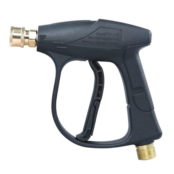 Sooprinse High Pressure Washer Gun 3000 PSI Max, Power Washer Short Gun with 1/4 Inch Quick Connector, M22-14 Sooprinse High Pressure Washer Gun 3000 PSI Max, Power Washer Short Gun with 1/4 Inch Quick Connector, M22-14