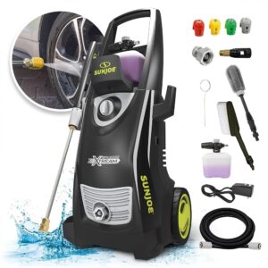 Sun Joe Electric Pressure Washer Xtream Clean, Portable Power Washer with Wheels, SPX3000-XT1 Sun Joe Electric Pressure Washer Xtream Clean, Portable Power Washer with Wheels, SPX3000-XT1