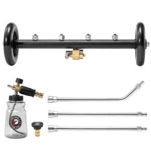 Tool Daily Undercarriage Pressure Washer Attachment 16 Inch, Dual-Function Undercarriage Cleaner with 1-Liter Foam Cannon, Under Car Wash Water Broom with 3 Pieces Extension... Tool Daily Undercarriage Pressure Washer Attachment 16 Inch, Dual-Function Undercarriage Cleaner with 1-Liter Foam Cannon, Under Car Wash Water Broom with 3 Pieces Extension...