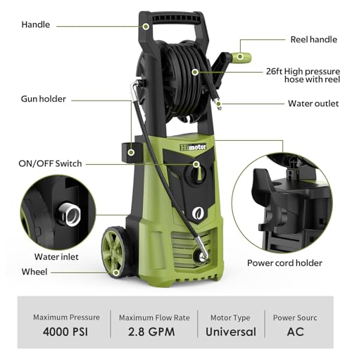 Uncover the Himotor Electric Pressure Washer's performance: Is it worth 4000 PSI power? Review inside! Uncover the Himotor Electric Pressure Washer's performance: Is it worth 4000 PSI power? Review inside!