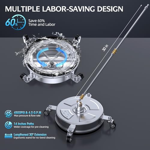 Uncover the RURRBOOB 14" Pressure Washer Surface Cleaner Review: Is It Worth Buying?