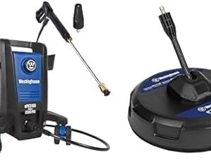 Westinghouse ePX3100 Electric Pressure Washer, 2300 Max PSI 1.76 Max GPM with Anti-Tipping Technology, Onboard Soap Tank, Pro-Style Steel Wand, 5-Nozzle Set + 12 Inch 2500 Max... Westinghouse ePX3100 Electric Pressure Washer, 2300 Max PSI 1.76 Max GPM with Anti-Tipping Technology, Onboard Soap Tank, Pro-Style Steel Wand, 5-Nozzle Set + 12 Inch 2500 Max...