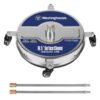 Westinghouse Universal 16.5” Pressure Washer Surface Cleaner Attachment - Stainless Steel - 4000 Max PSI, 1/4” Connector - for Gas and Electric Pressure Washers