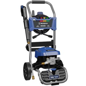 Westinghouse WPX2300e Electric Pressure Washer, 2300 Max PSI and 1.76 Max GPM, Induction Motor, Onboard Soap Tank, Spray Gun and Wand, 5 Nozzle Set, for... Westinghouse WPX2300e Electric Pressure Washer, 2300 Max PSI and 1.76 Max GPM, Induction Motor, Onboard Soap Tank, Spray Gun and Wand, 5 Nozzle Set, for...