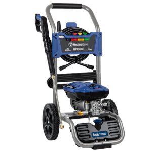 Westinghouse WPX2700e Electric Pressure Washer, 2700 PSI and 1.76 Max GPM, Induction Motor, Onboard Soap Tank, Spray Gun and Wand, 5 Nozzle Set, for...