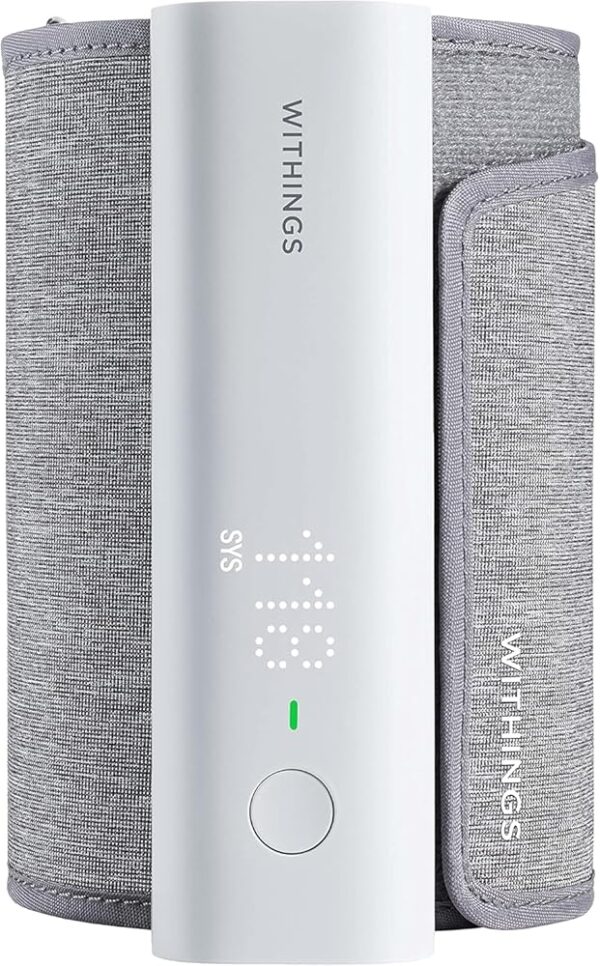 Withings BPM Connect - Digital Blood Pressure Cuff & Heart Rate Monitor - Blood Pressure Machine Arm Cuff, FDA Cleared, FSA/HSA Eligible, IOS & Android