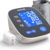 Automatic Digital Arm Blood Pressure Monitor | Large Backlight LCD Display | Talking Pulse Rate 22-42cm BP Cuff Machine | Include Plug