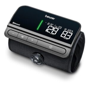 Beurer BM81 easyLock Automatic Upper Arm Blood Pressure Monitor, Fully Electronic Smart Cuff Without Cables, Gentle Striction Plus Fast Measurement, Bluetooth, 240 Memory Sets Beurer BM81 easyLock Automatic Upper Arm Blood Pressure Monitor, Fully Electronic Smart Cuff Without Cables, Gentle Striction Plus Fast Measurement, Bluetooth, 240 Memory Sets