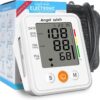 Blood-Pressure Monitor-Automatic Home-Use Cuff-Machine - LCD Display Voice Broadcasting for Adult Arm Digital BP Tool White angel wish