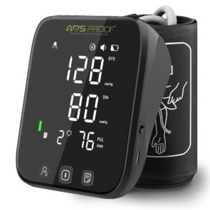 Blood Pressure Monitor, Automatic Upper Arm Blood Pressure Machine with up to 200 Readings for Two Users, Clinically Validated, FDA Cleared, Voice Broadcast, Large LED Screen,...