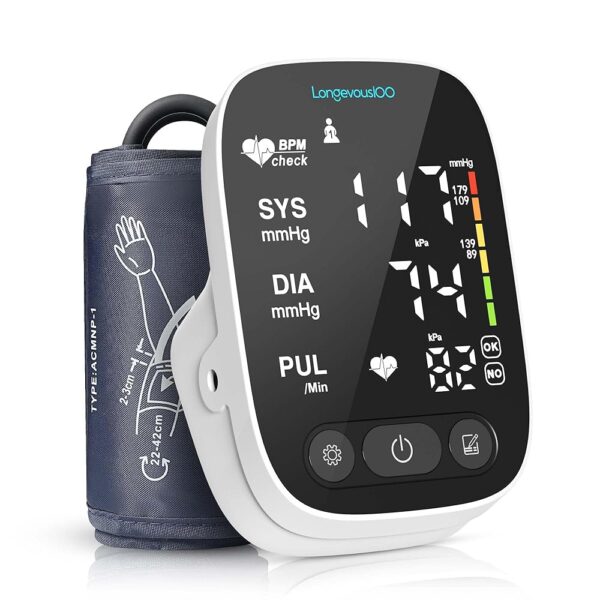 Blood Pressure Monitor for Home Use, Automatic BP Machine Digital High Blood Pressure Monitors with Large Cuff 8.7"-16.5" for Upper Arm & Accurate Readings Blood Pressure Monitor for Home Use, Automatic BP Machine Digital High Blood Pressure Monitors with Large Cuff 8.7"-16.5" for Upper Arm & Accurate Readings