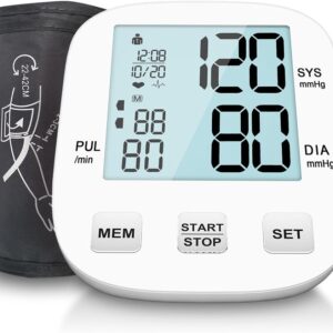 Blood Pressure Monitor-HOLFENRY Blood Pressure Monitors for Home use, Accurate Upper Arm Automatic Digital BP Machine with 9-17inches Blood Pressure Cuff and AAA Batteries Blood Pressure Monitor-HOLFENRY Blood Pressure Monitors for Home use, Accurate Upper Arm Automatic Digital BP Machine with 9-17inches Blood Pressure Cuff and AAA Batteries