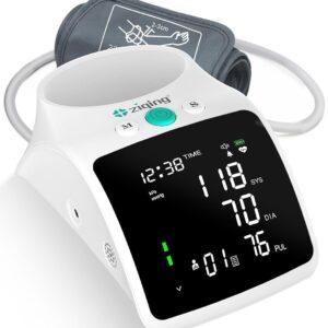 Blood Pressure Monitor, Rechargeable High Blood Pressure Cuff Upper Arm with Large Cuff XL, Led Backlit Screen & 2 * 99 Sets of Memory - Talking Bp Machine with Carrying Case Blood Pressure Monitor, Rechargeable High Blood Pressure Cuff Upper Arm with Large Cuff XL, Led Backlit Screen & 2 * 99 Sets of Memory - Talking Bp Machine with Carrying Case