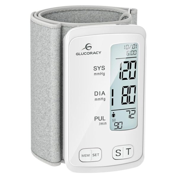 Blood Pressure Monitor, Upper Arm Cuff, Blood Pressure Machine for Home Use, Large Backlit LED Display, Portable One-Piece Design, Built-in Battery Blood Pressure Monitor, Upper Arm Cuff, Blood Pressure Machine for Home Use, Large Backlit LED Display, Portable One-Piece Design, Built-in Battery