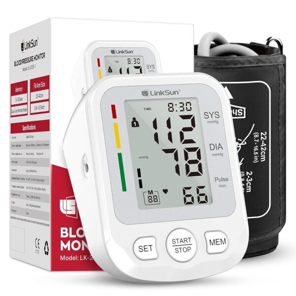 Blood Pressure Monitor with Extra Large Cuff, Automatic Digital Upper Arm Blood Pressure Machine with Large LCD Screen, BPM Model - 2005 Blood Pressure Monitor with Extra Large Cuff, Automatic Digital Upper Arm Blood Pressure Machine with Large LCD Screen, BPM Model - 2005