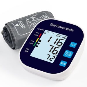 Blood Pressure Monitors, Automatic Upper Arm Blood Pressure Machines for Home Use with Large Cuff Adjustable BP Machine for Adult Elderly BSX583 (Navy Blue) Blood Pressure Monitors, Automatic Upper Arm Blood Pressure Machines for Home Use with Large Cuff Adjustable BP Machine for Adult Elderly BSX583 (Navy Blue)