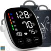 Blood Pressure Monitors for Home Use, 9-17'' & 13-21'' Extra Large Blood Pressure Cuff Upper Arm Blood Pressure Machine, 6 in Large LED Backlit Display, USB Cable & Batteries...